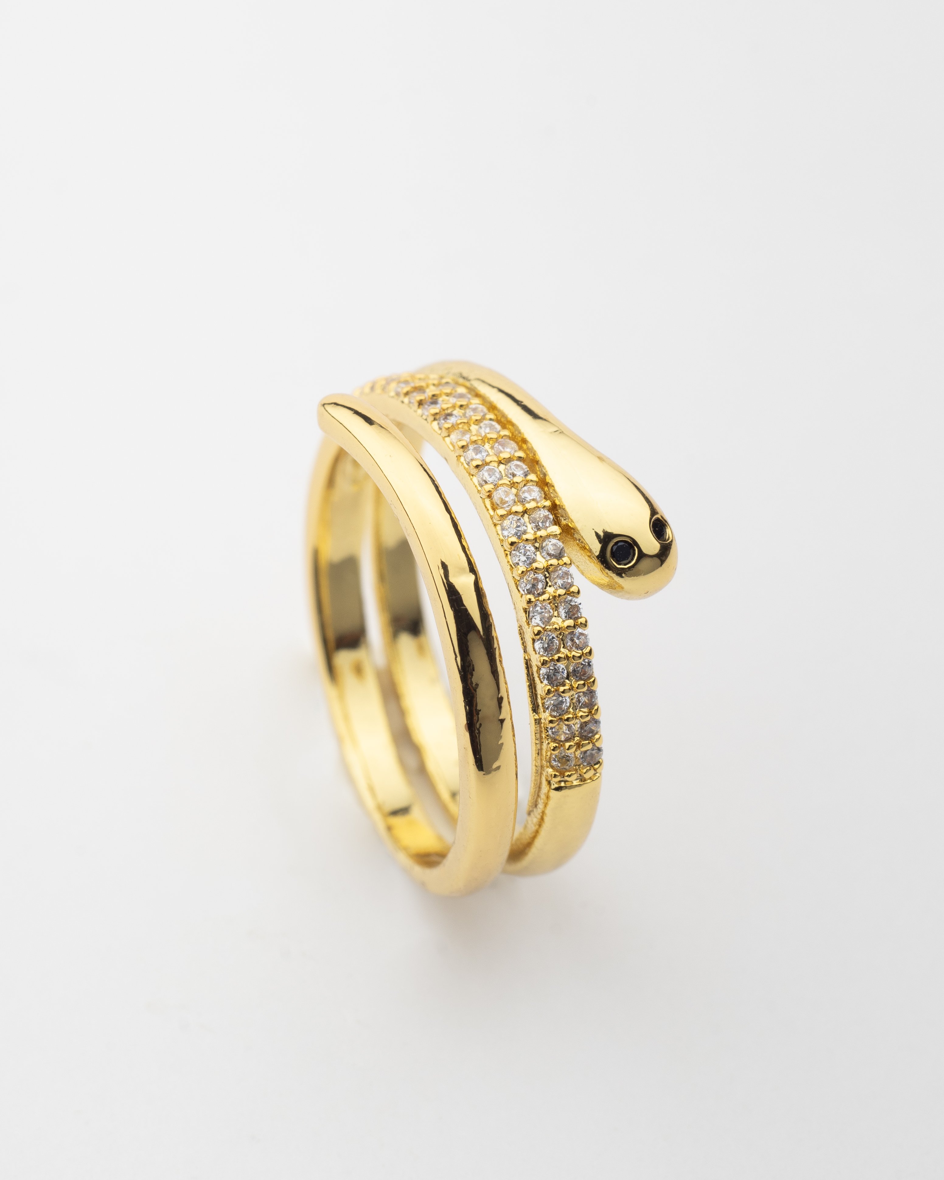 Yılan detaylı Yüzük