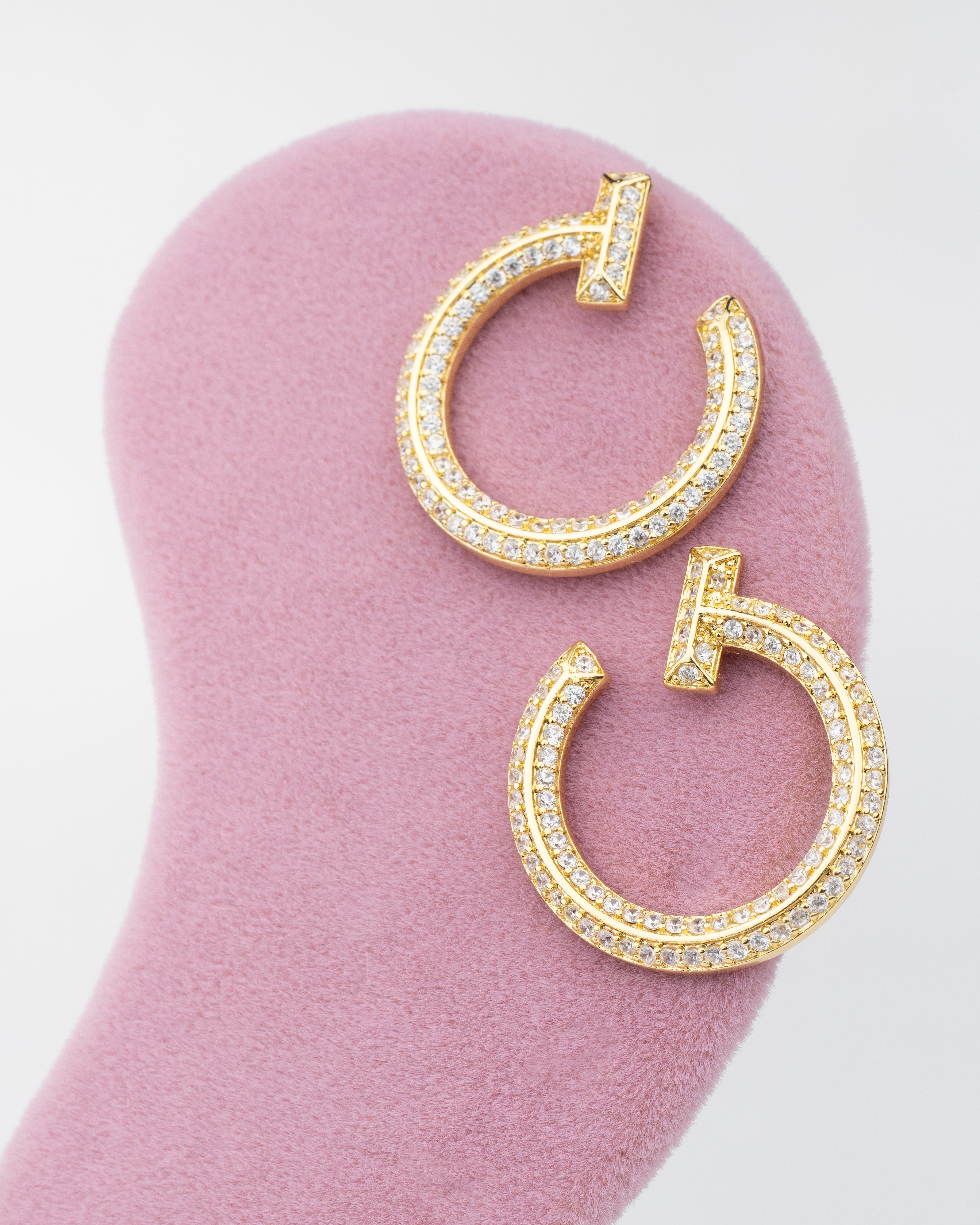 TIFO Çelik Zircon Taşlı Küpe