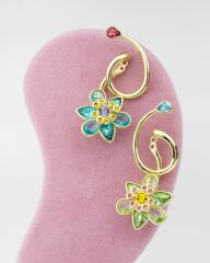 Newoka Swr Marka Model Çiçek Küpe