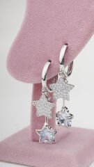 Sallantılı Yıldız Küpe