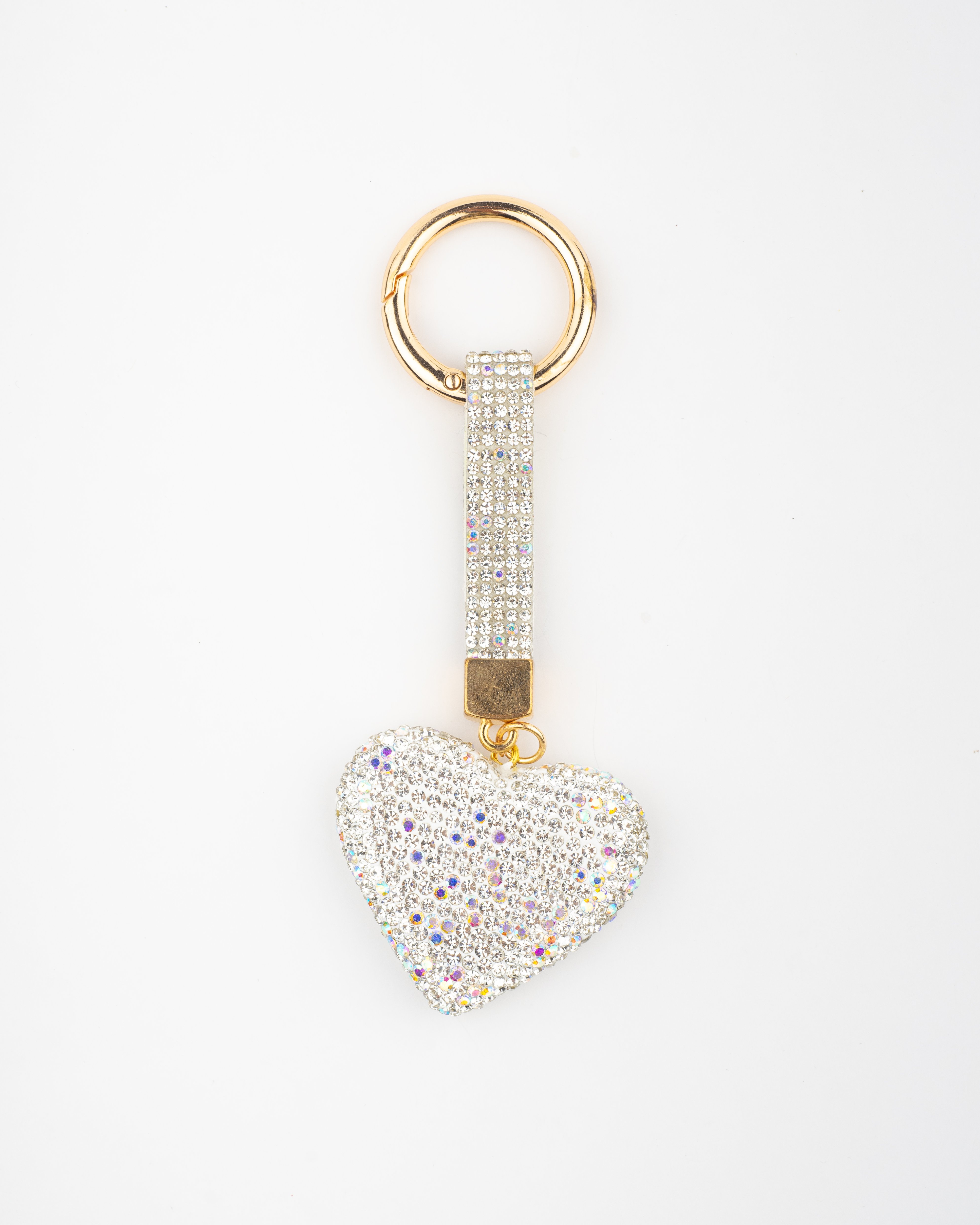 Gümüş Kalpli Anahtarlık