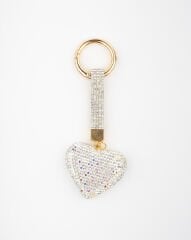 Gümüş Kalpli Anahtarlık