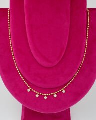 Dorika Yonca Uçlu Kolye