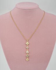 Yonca Figürlü Y Kolye