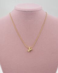 Minimal Y harfi Kolye