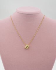 Minimal B Harfi Kolye