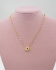 Minimal S Harfi Kolye