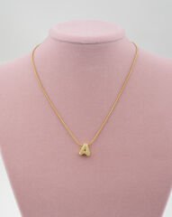 Minimal A Harfi Kolye