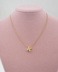 Minimal K Harf Kolye