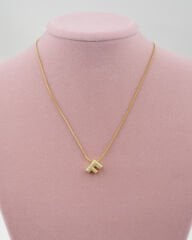 Minimal F Harf Kolye