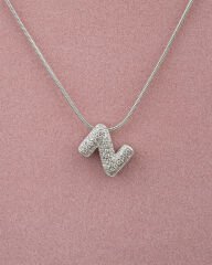 Silver Minimal Z Harf Kolye