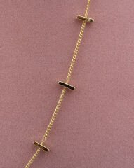 Çubuk Plaka Dolamalı Kolye