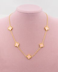 Siyah Yonca Çoklu Kolye