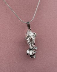 Hareketli Kuyruklu  Balık Kolye