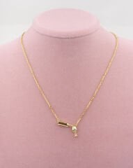 Şarap Kadehi Bardak Kolye