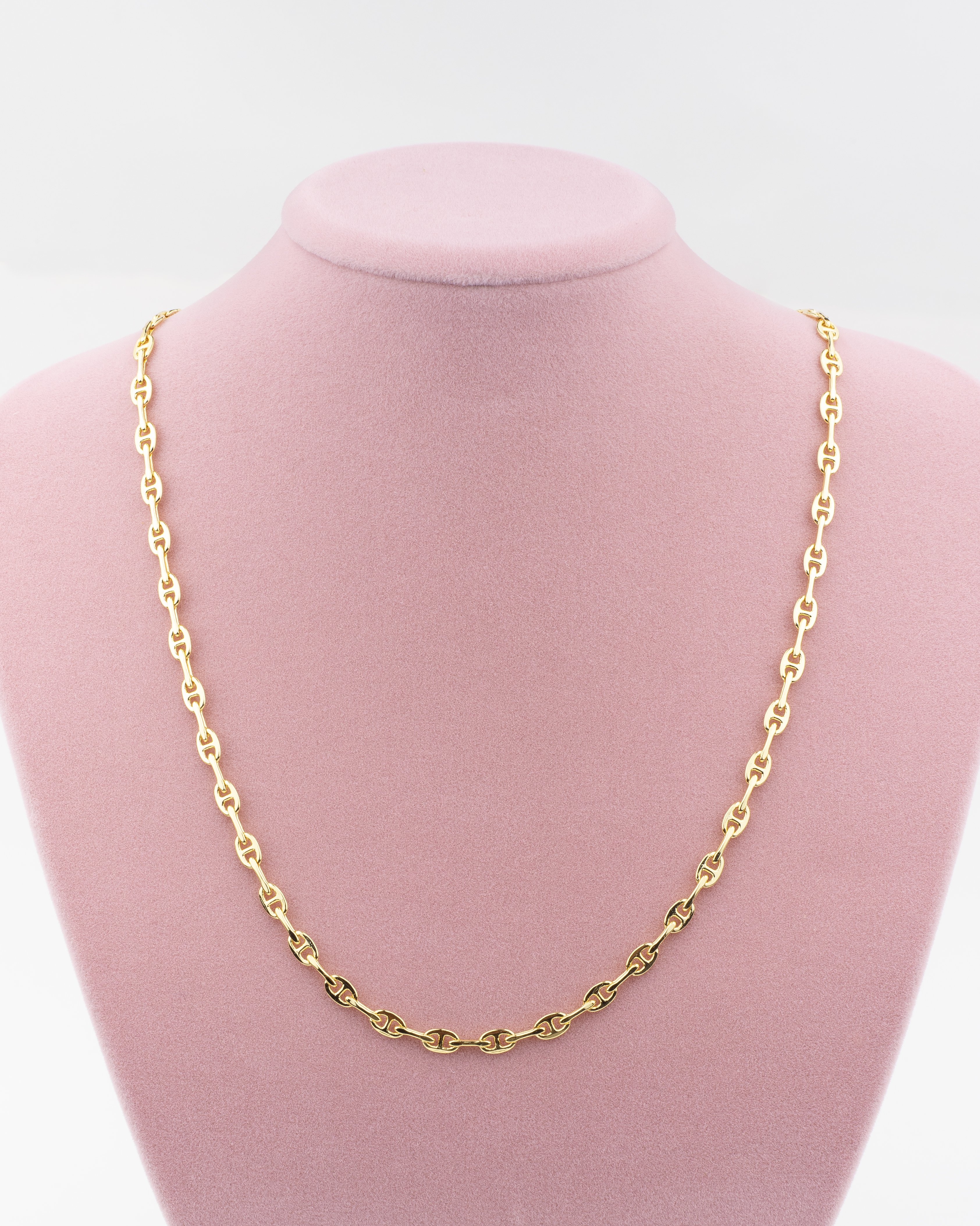 Düğme Zincir Kolye