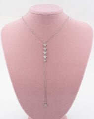 Zirkon Taşlı Yıldız Yolu Y Kolye