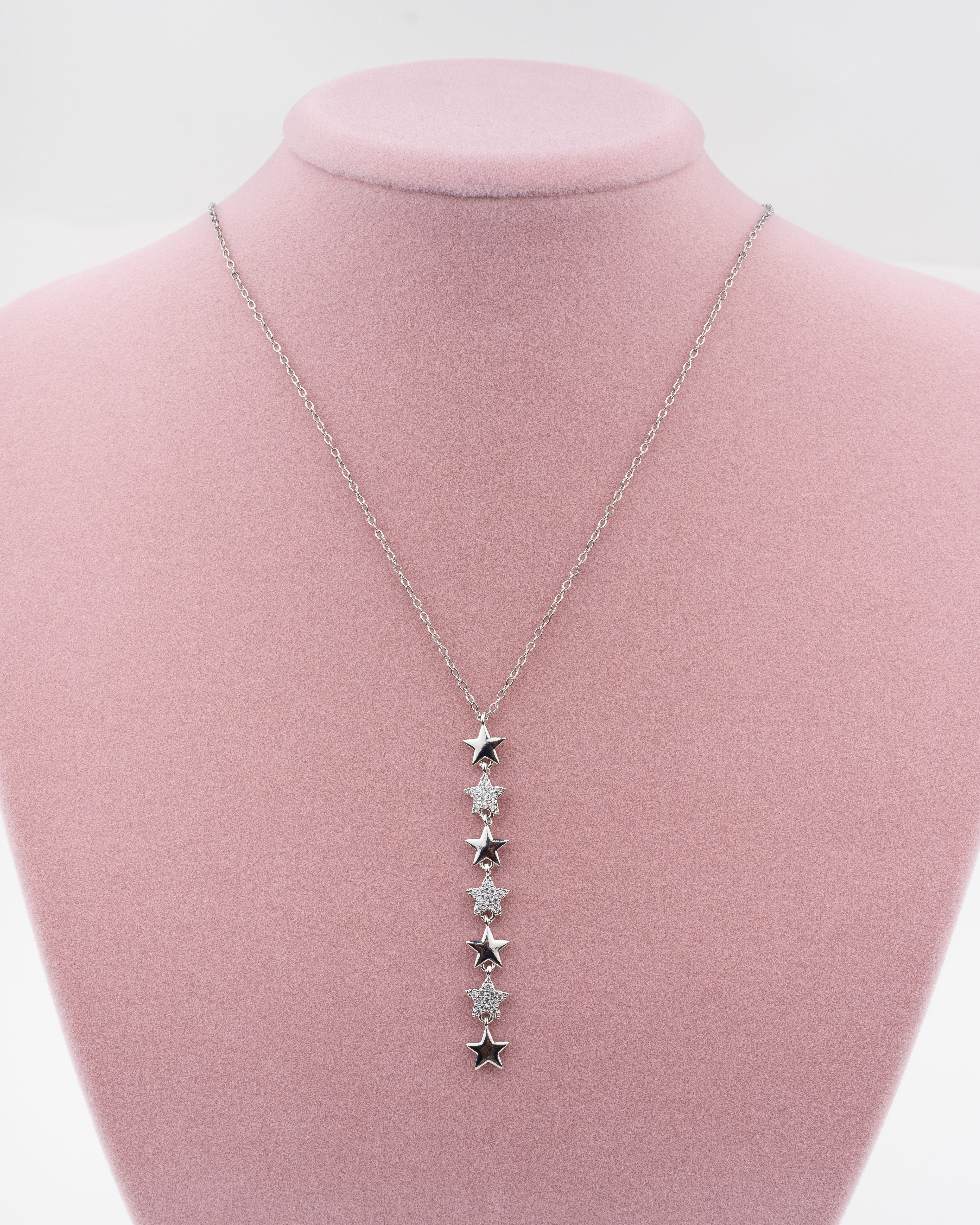 Yedi Işık Yıldız Kolye