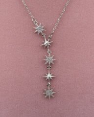 Beşli Kutup Yıldızı Y Kolye
