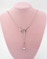 Uzun Ayarlı Top Salantılı Kolye