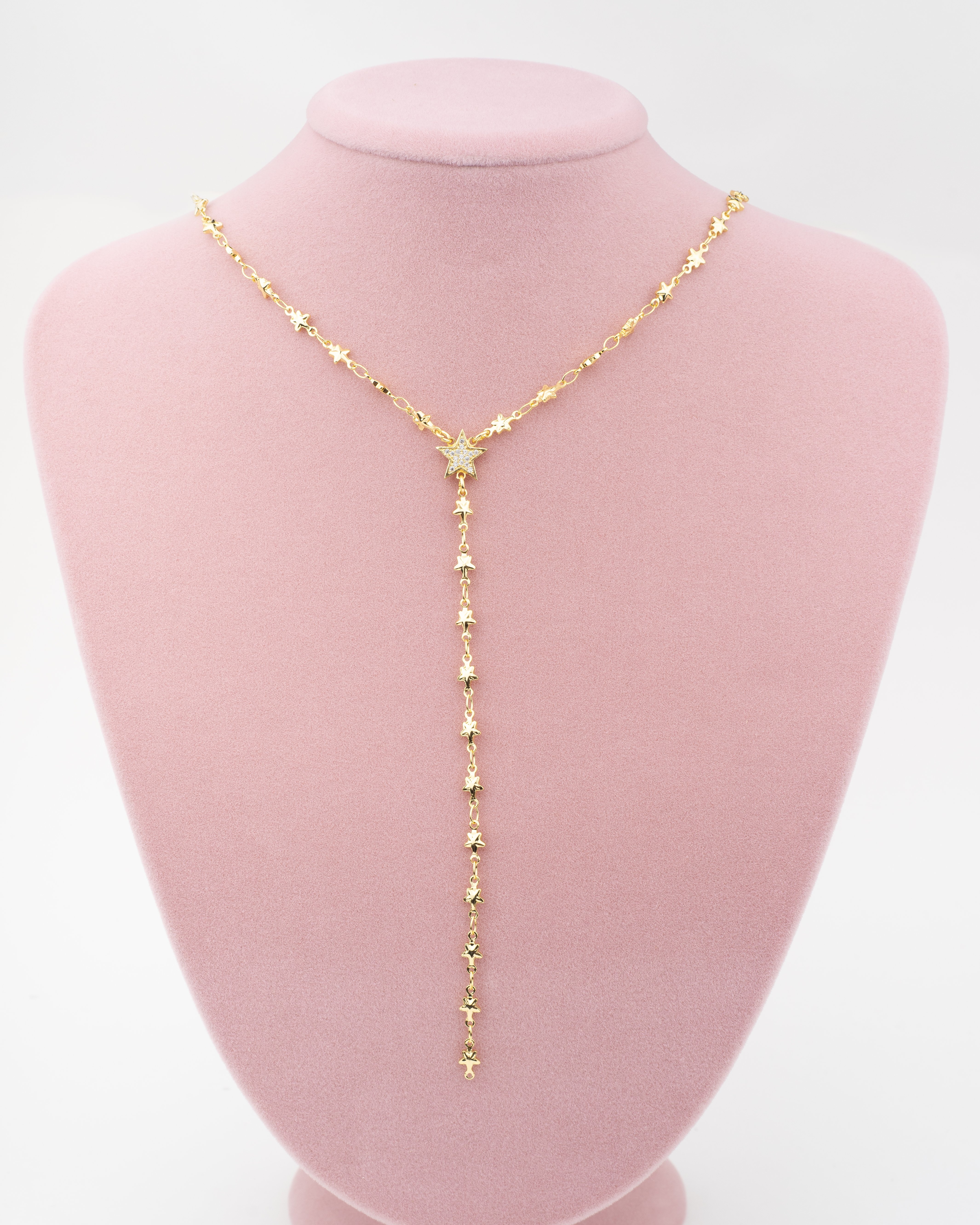 Yılzlı Taşlı Y Kolye