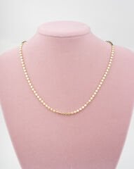 Ezme Pul Kısa Zincir Kolye