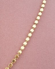 Ezme Pul Kısa Zincir Kolye