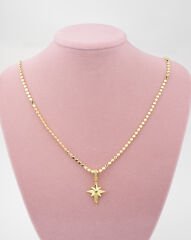 Ezme Pul Kutup Yıldızı kolye