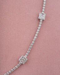 Baget Işıltılı Suyolu Kolye