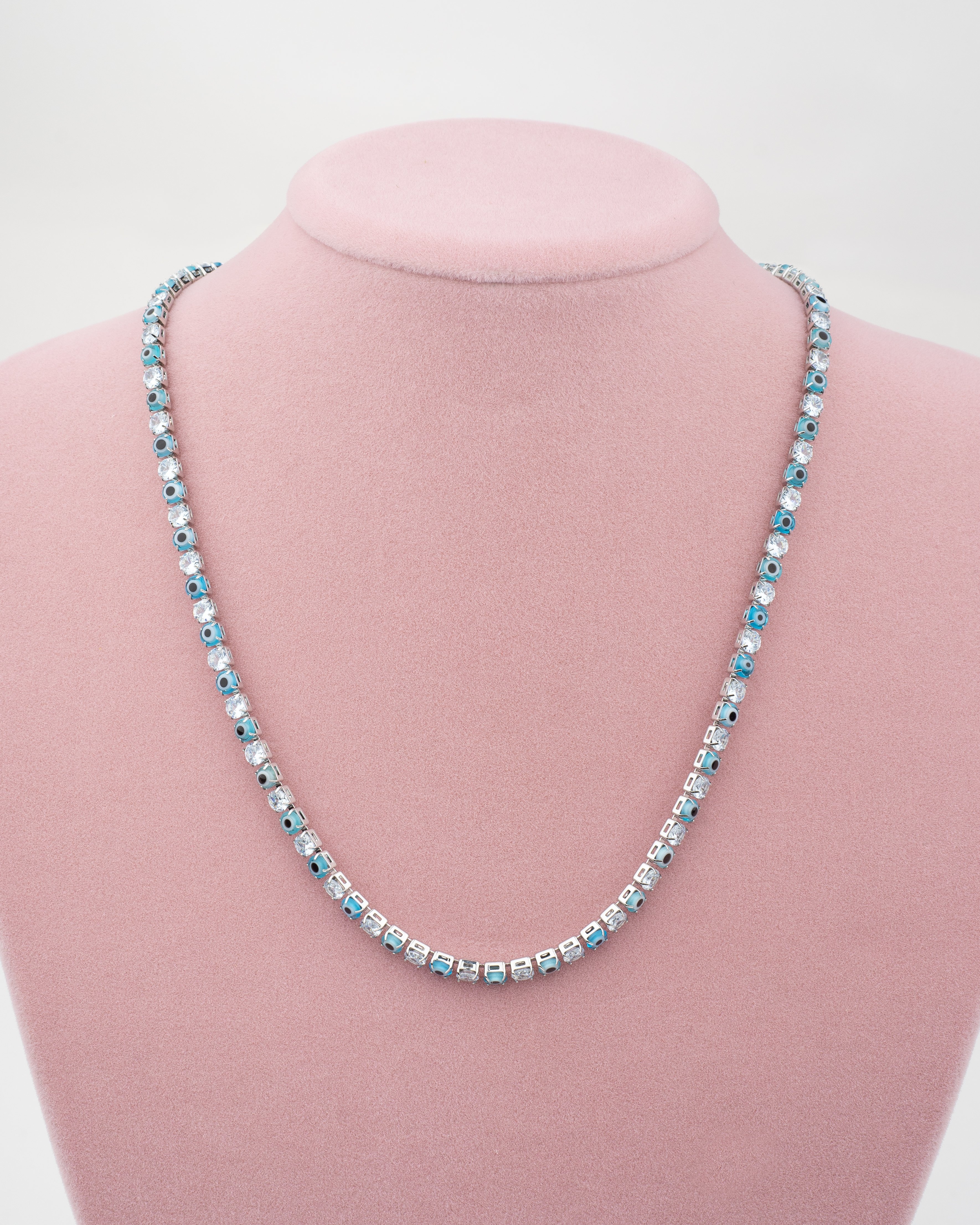 Nazar Boncuklu Su yolu kolye