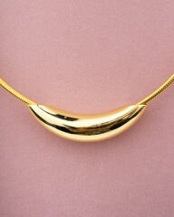 Yarım Ay Mıknatıs Kapama Kolye