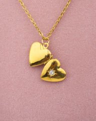 Açılabilir Kalp Kolye