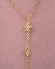 Zincir Yıldız Y Kolye