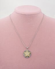 Yıldız Plaka Kolye