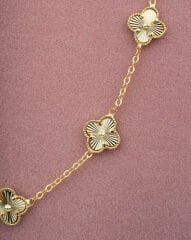 Beşli Gold Yonca Kolye