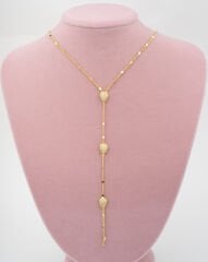 Balon Detay Taşlı Y Kolye