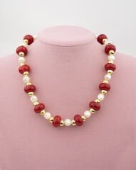 Kırmızı Kemik Kolye