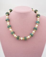 Yeşil Taşlı Kolye