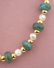 Yeşil Taşlı Kolye