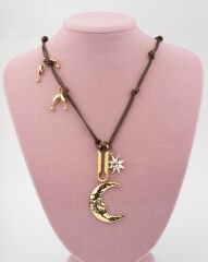 Stravis Güneş ve Ay Charm Kolye