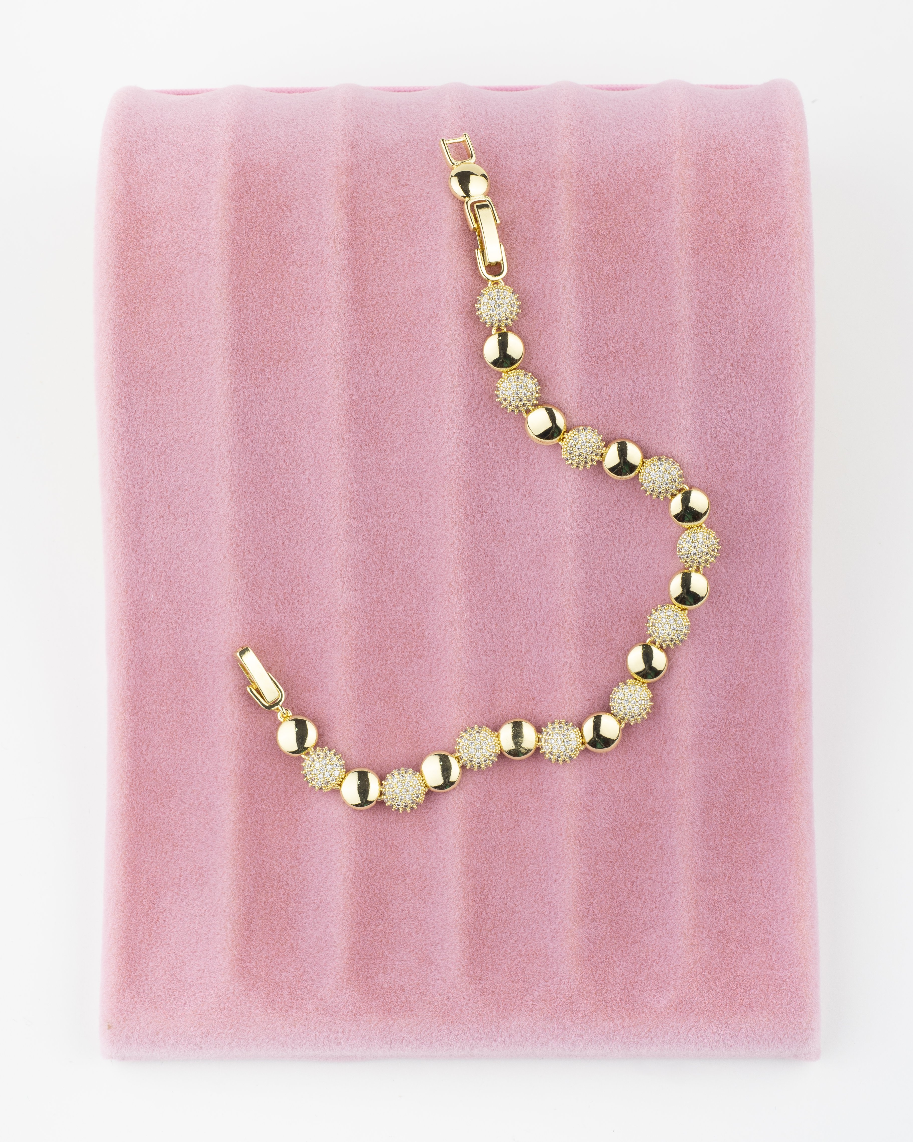 Dairesel Taşlı Bileklik