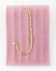 Dorika Taşlı Silindir Detay Bileklik