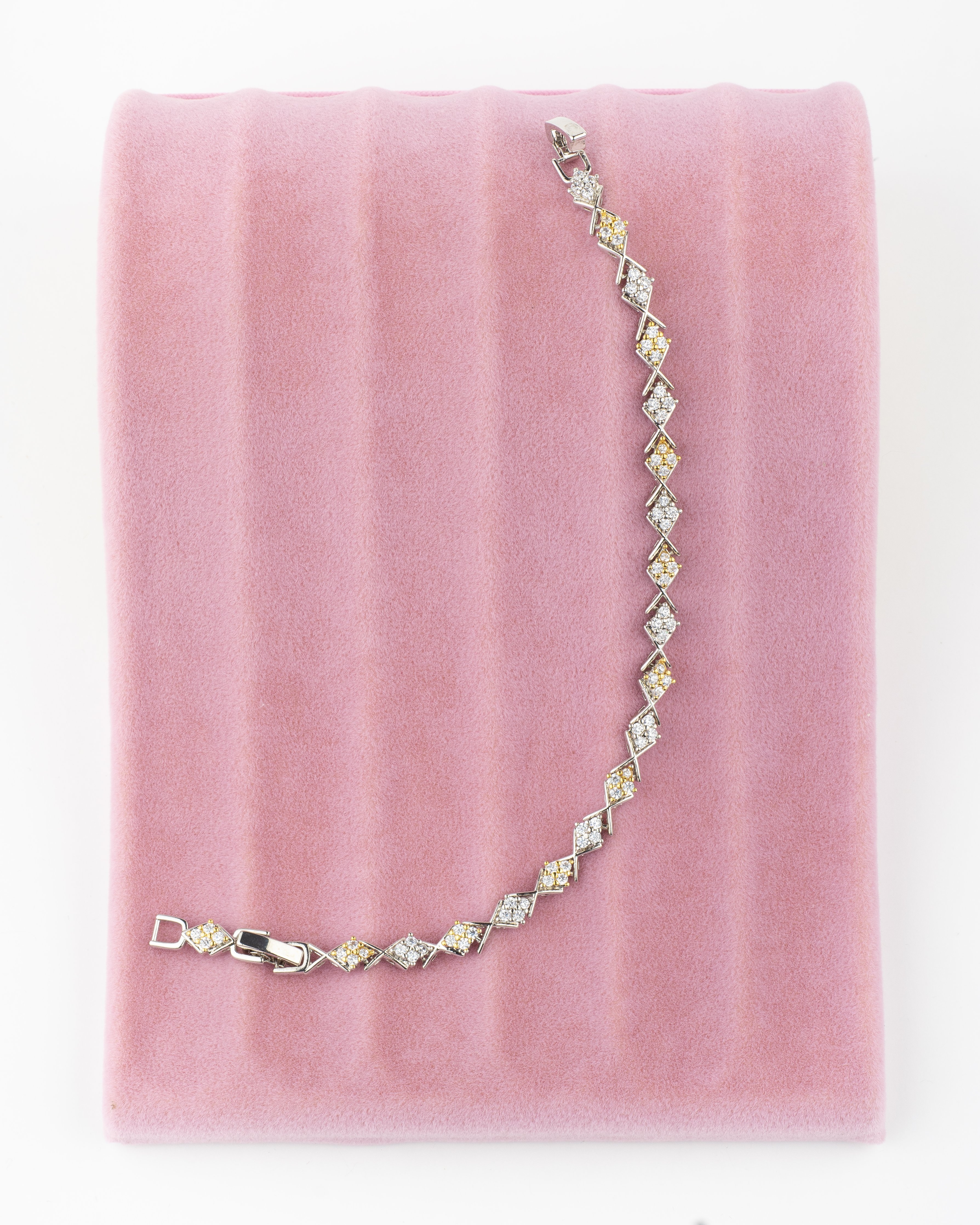 Baklava desen Çift Renk Bileklik