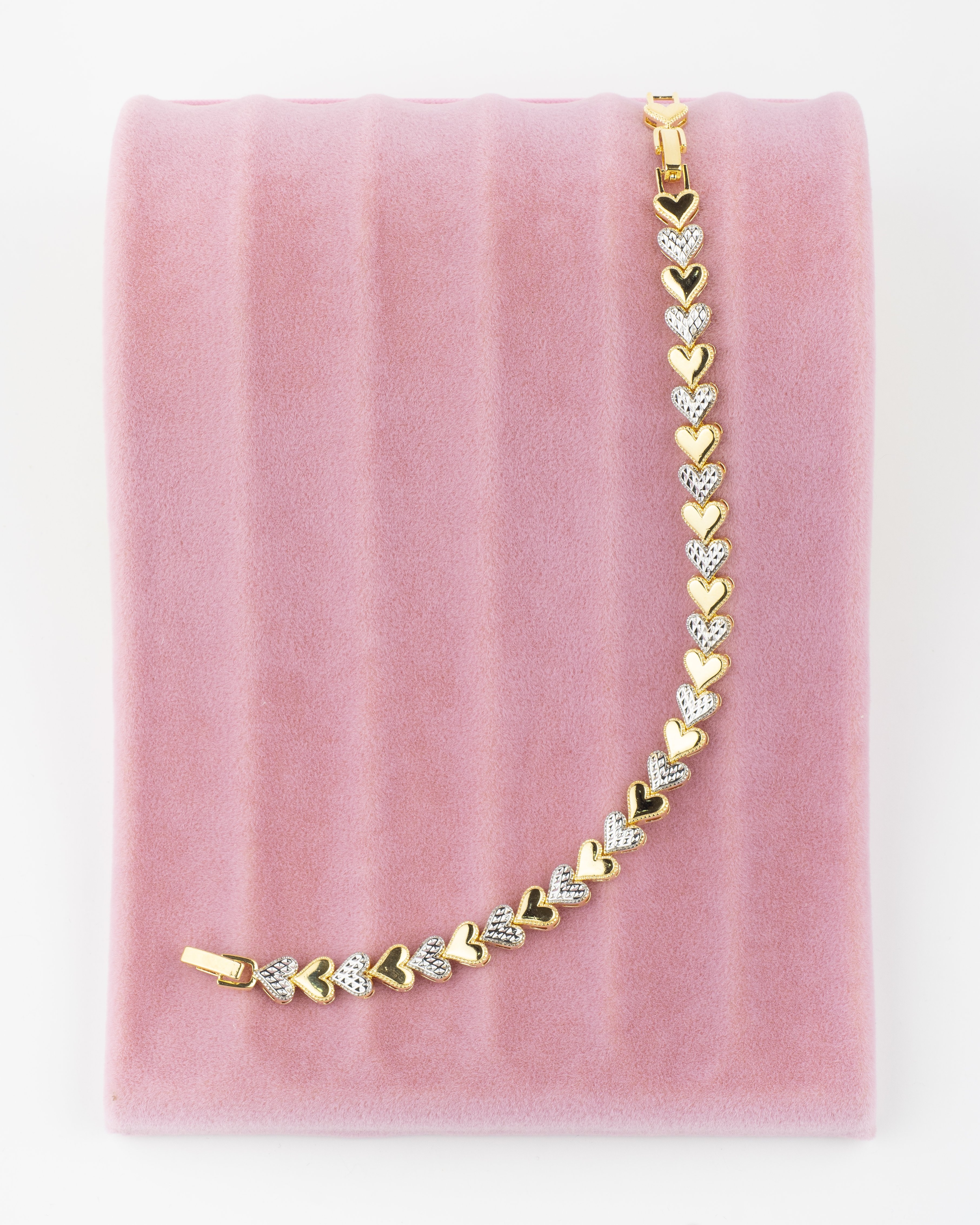 Çift Renk Kalpli Bileklik