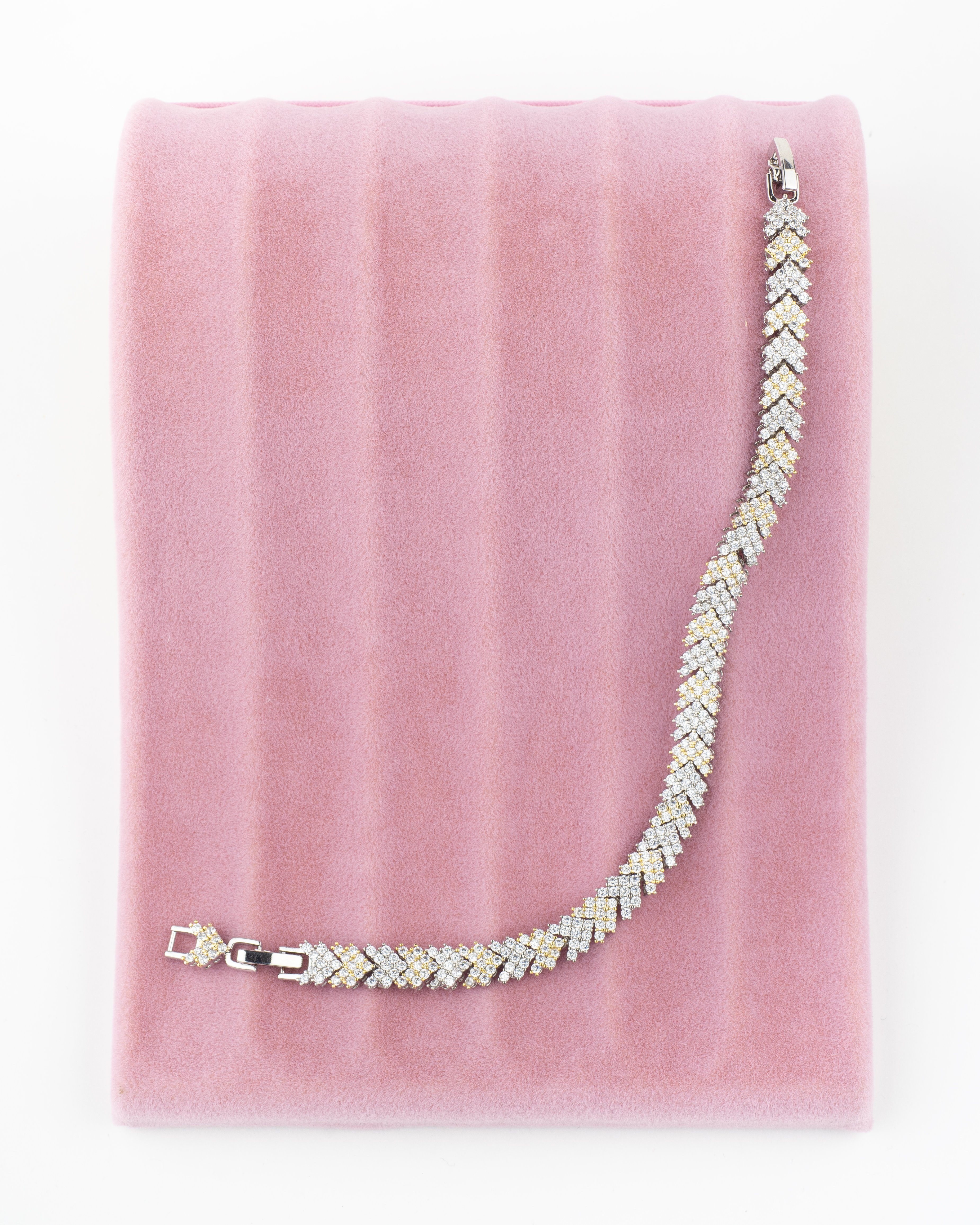 İki Renkli Taşlı Balık Sırtılı Bileklik