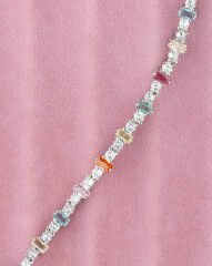 Renkli Taşlı Su Yolu Bileklik