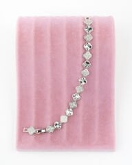 Yonca Taşlı Silver Bileklik