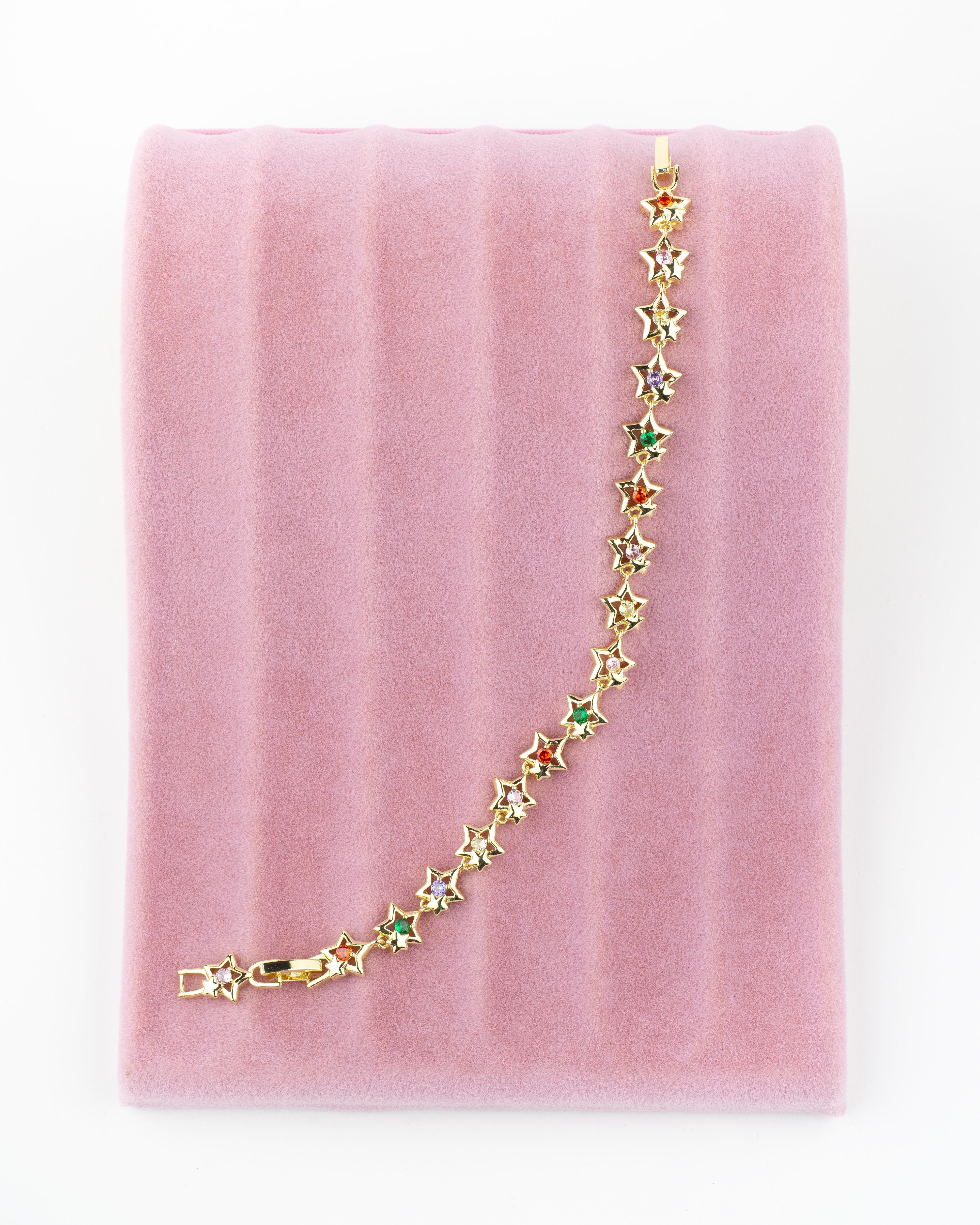 Renkli Yıldızlı Bileklik