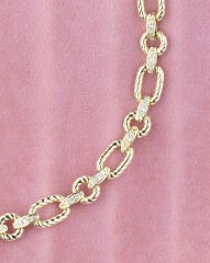 Taş İşlemeli Zincir Bileklik