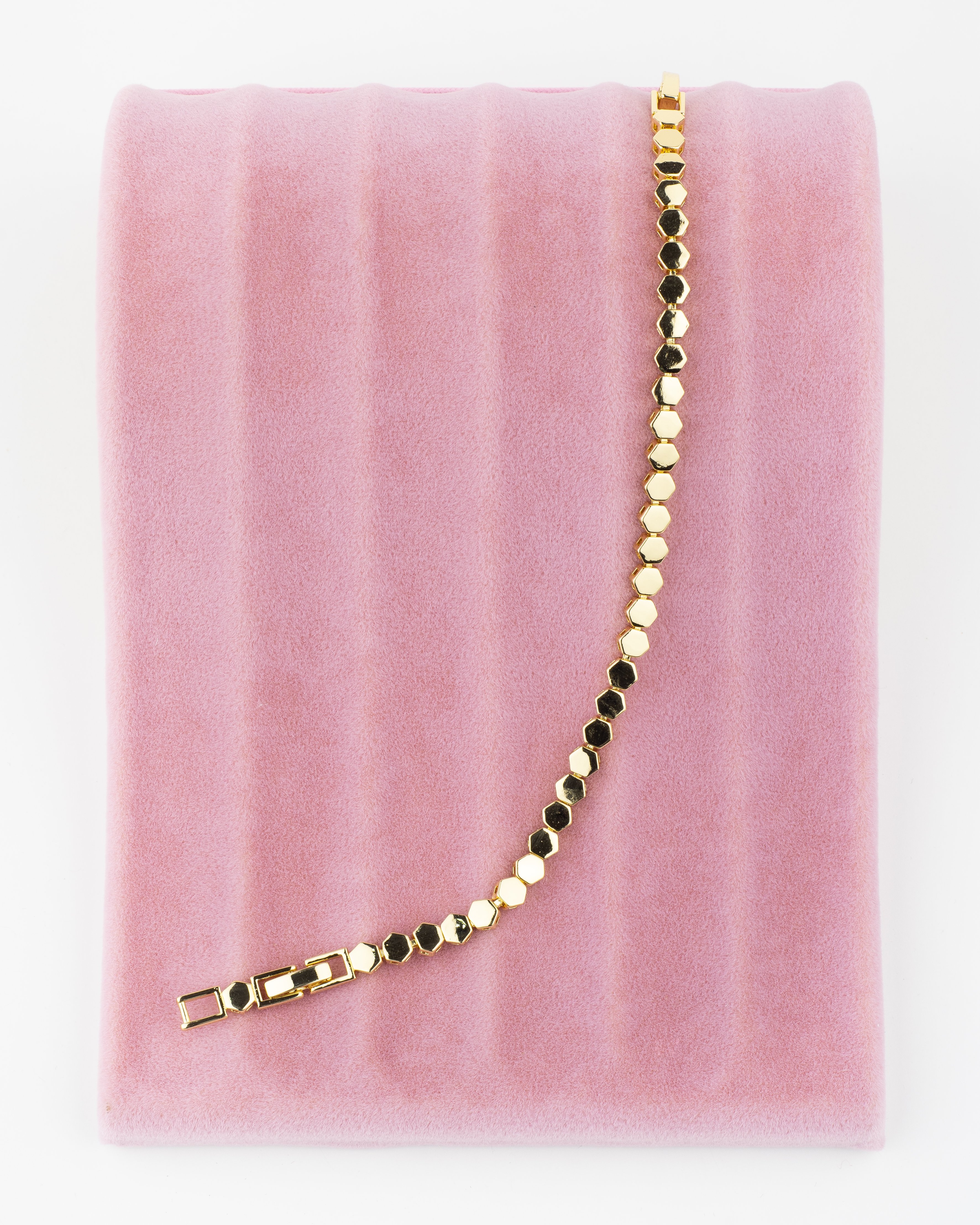 Ezme Zincir Gold Bileklik